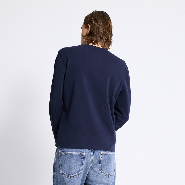 Long sleeve tee "Lion" Navy
